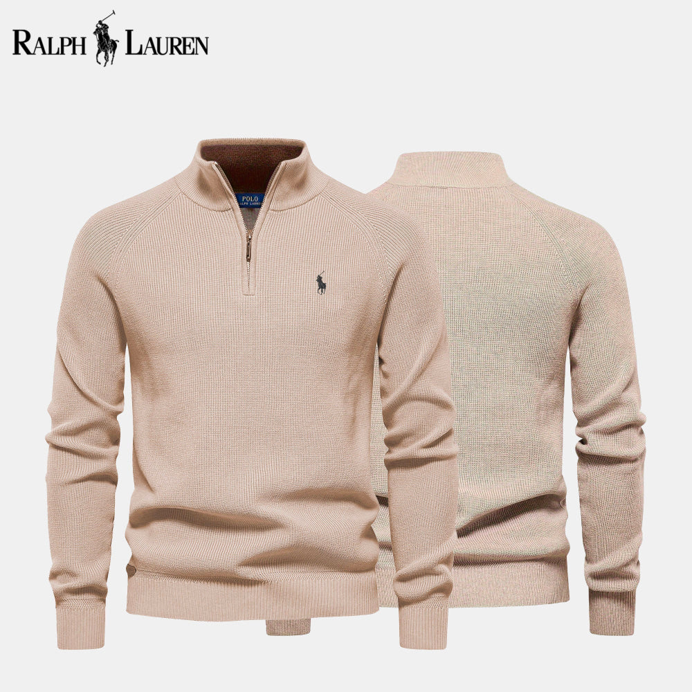 R&L Zip Neck Sweater (CLEARANCE)