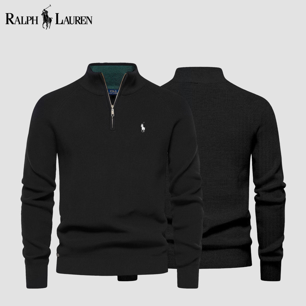 R&L Zip Neck Sweater (CLEARANCE)