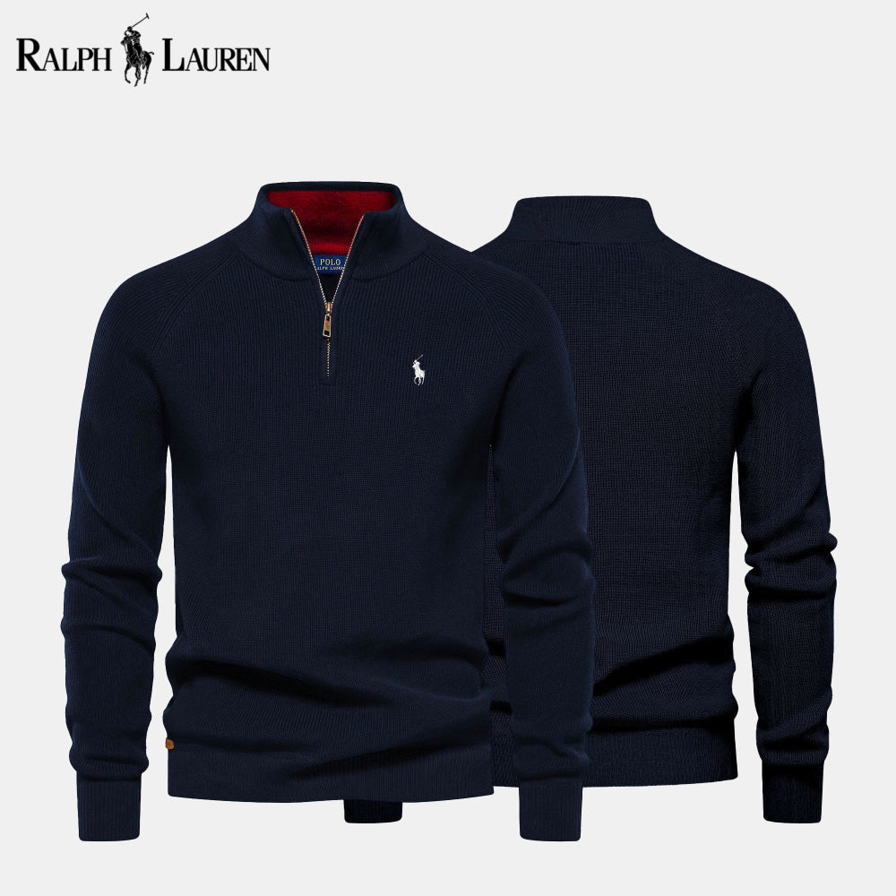 R&L Zip Neck Sweater (CLEARANCE)