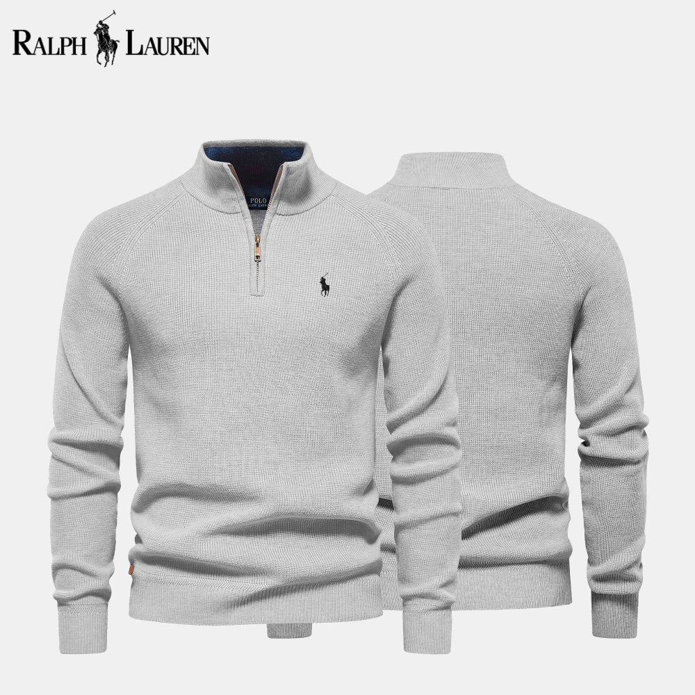 R&L Zip Neck Sweater (CLEARANCE)